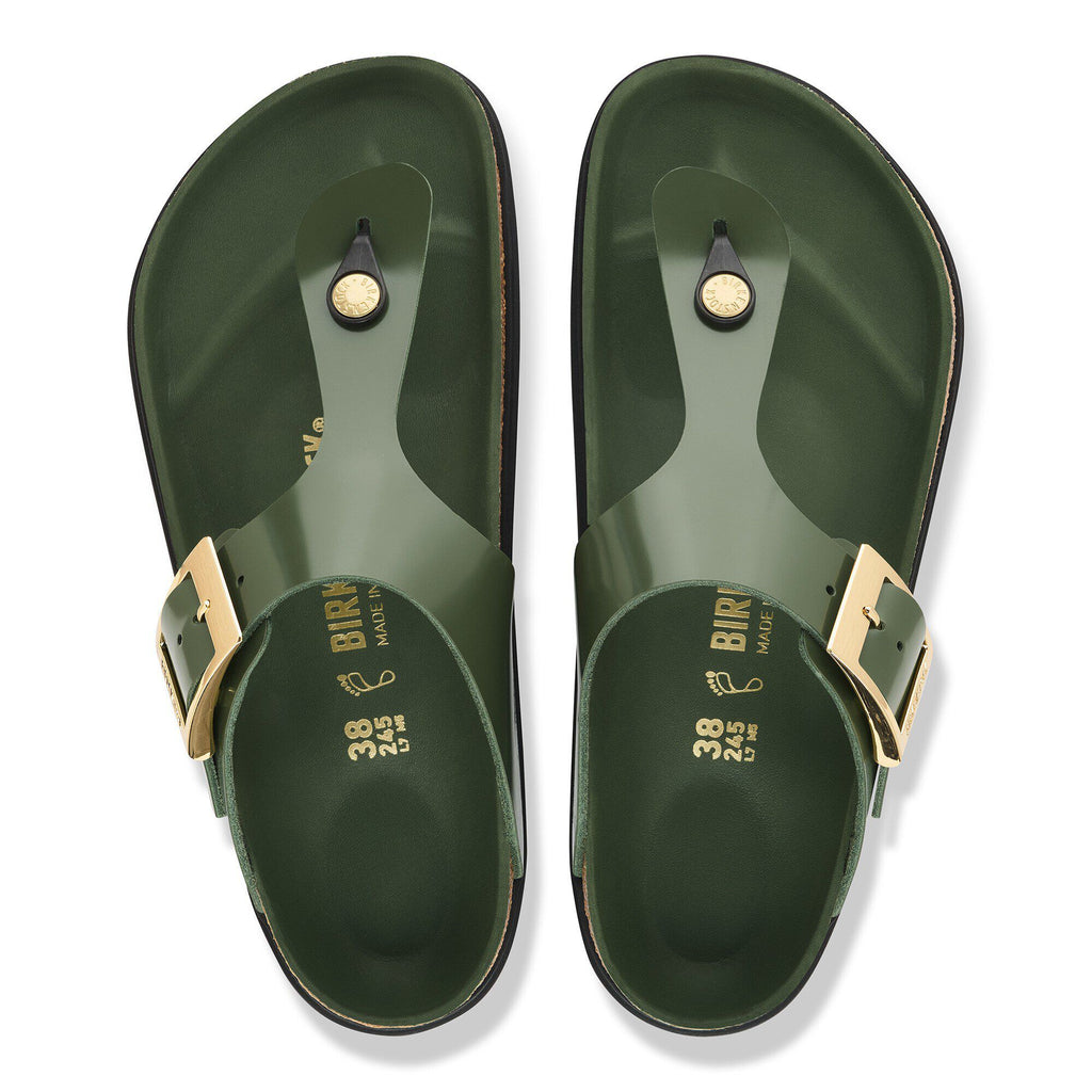 Gizeh Droplet Buckle Natural Leather Patent