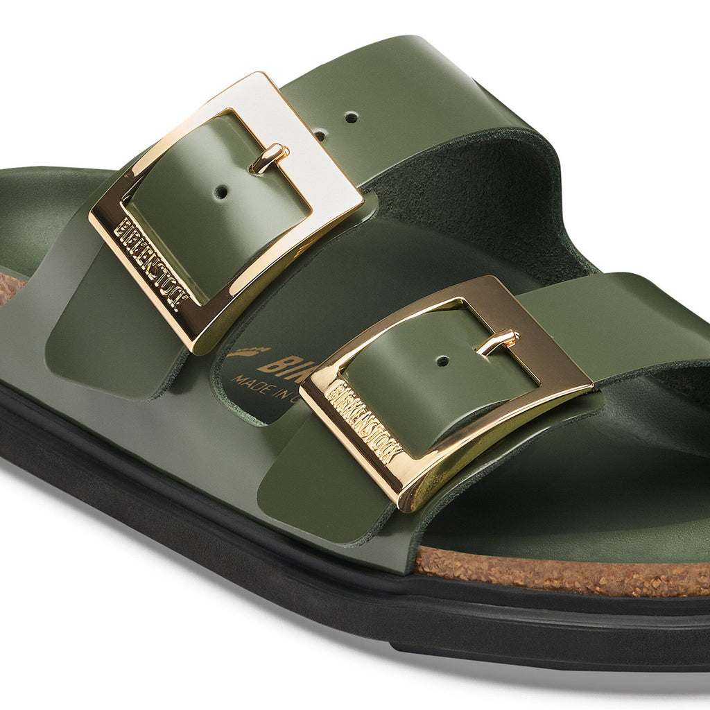 Arizona Droplet Buckle Natural Leather Patent
