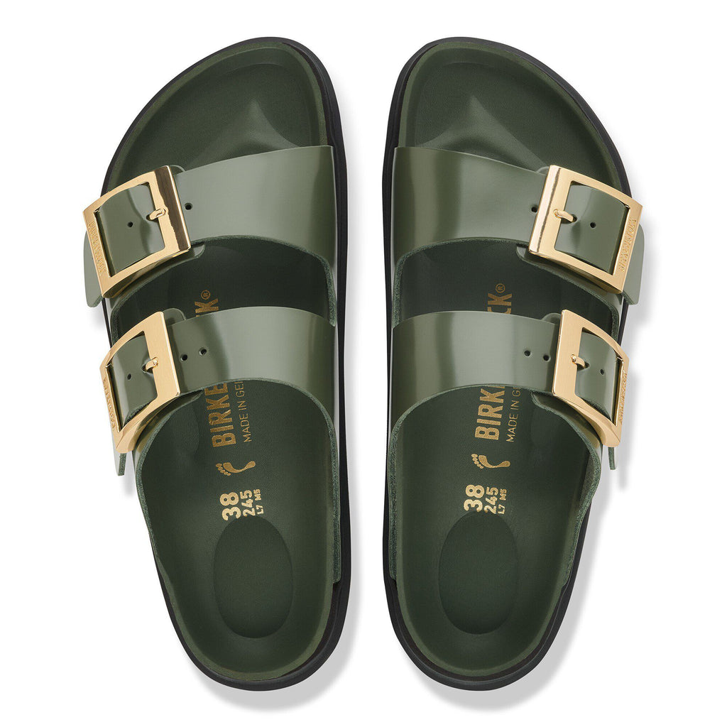 Arizona Droplet Buckle Natural Leather Patent