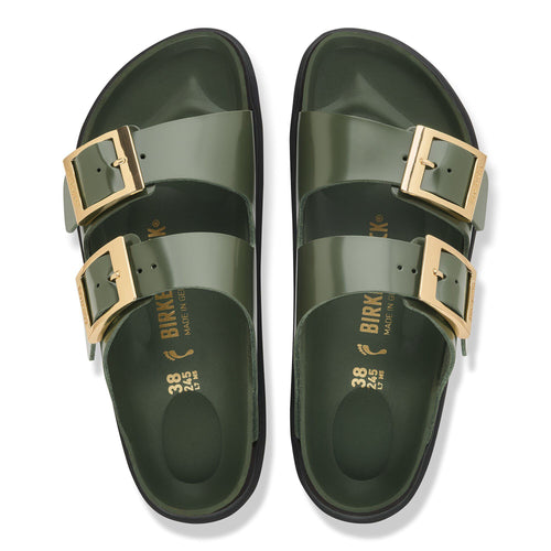 Arizona Droplet Buckle Natural Leather Patent