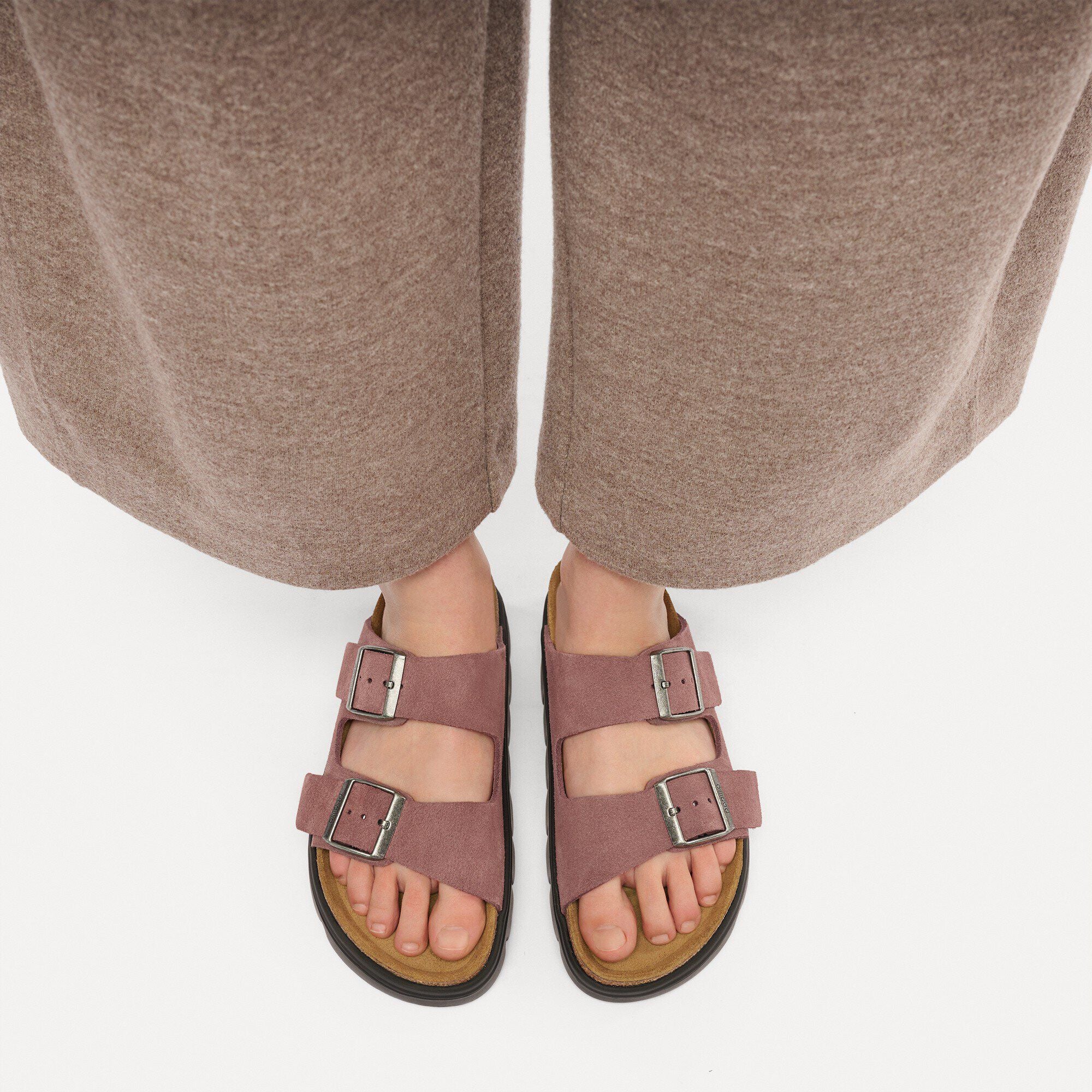 Arizona Platform Suede Leather
